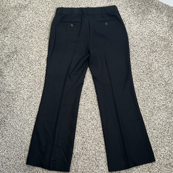 Theory black wool blend pants size 4 office career - Picture 8 of 9
